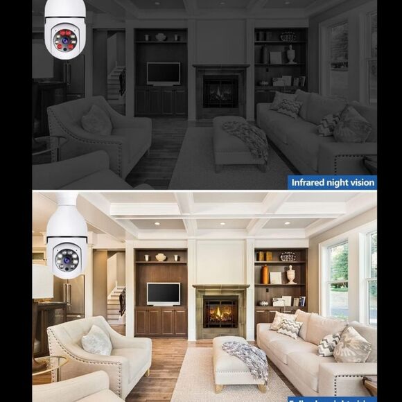 Wi-fi Light Bulb Security Camera - Picture 6 of 6